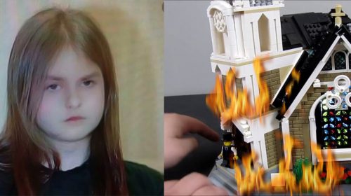 El hijo de Varg Vikernes construye una iglesia con Lego y la prende en llamas